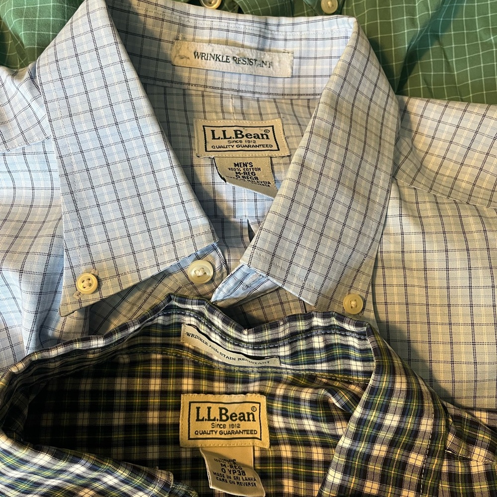 Lot of 10 - L.L. Bean Button Down Shirts - Picture 4 of 6